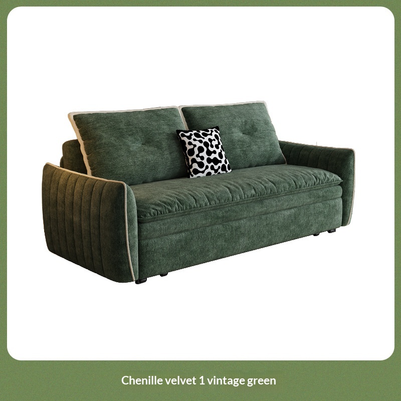 Space-Saving Corduroy Sofa Bed