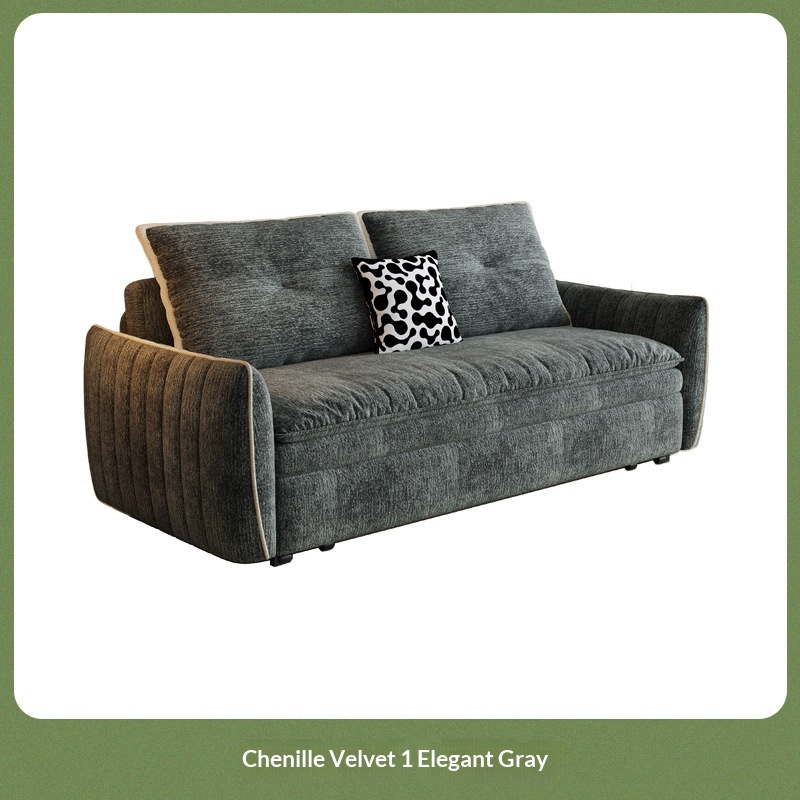 Space-Saving Corduroy Sofa Bed