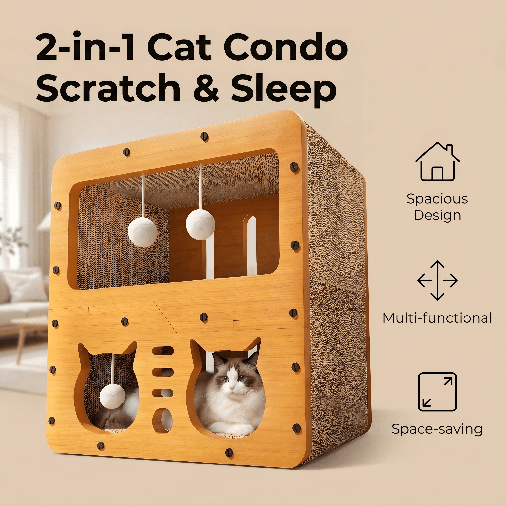 Double Layer Cat Scratcher