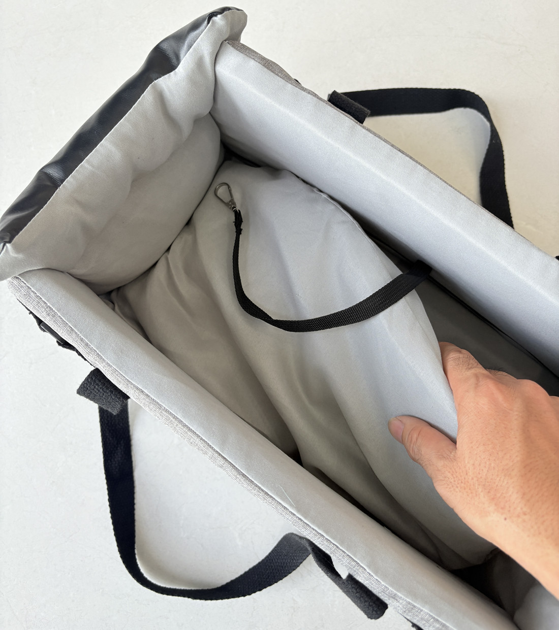 Leather Pet Bed Carrier
