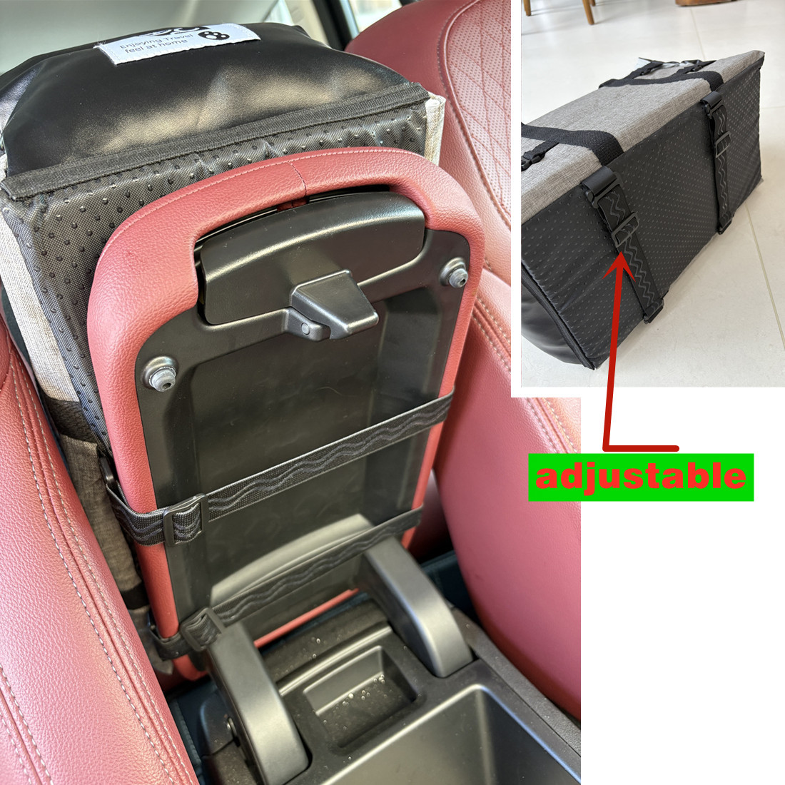 Leather Pet Bed Carrier