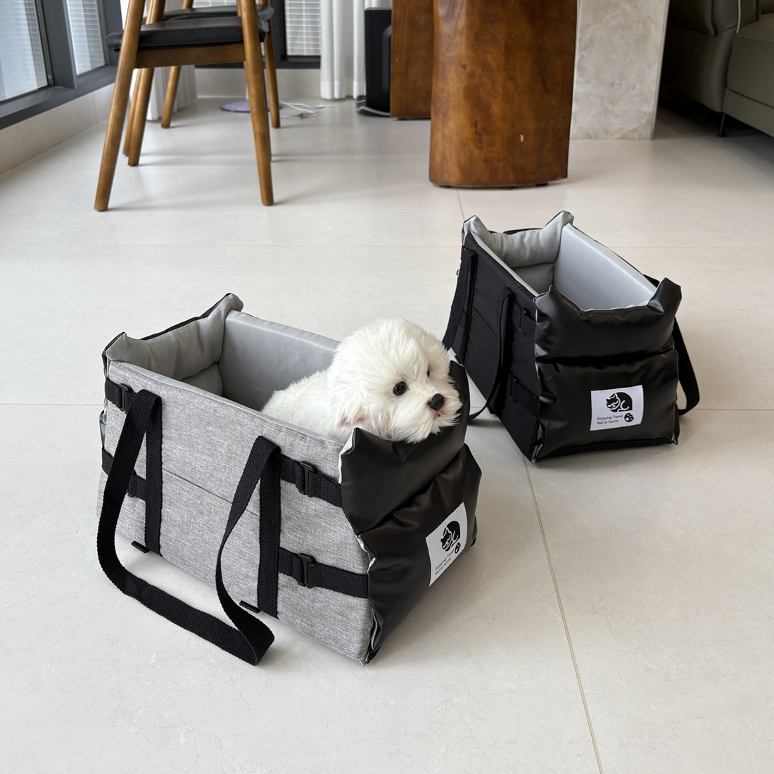 Leather Pet Bed Carrier