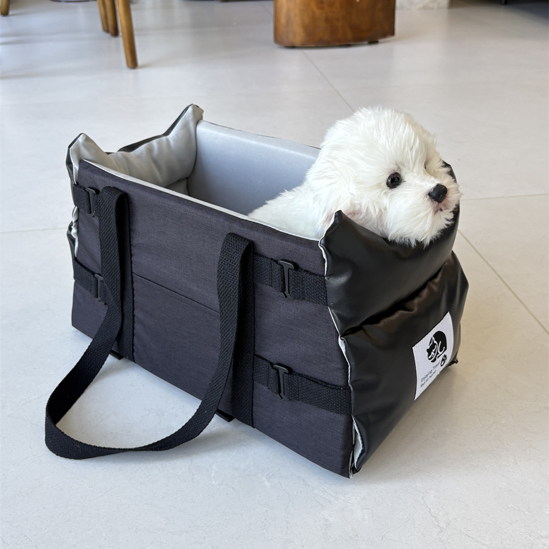 Leather Pet Bed Carrier