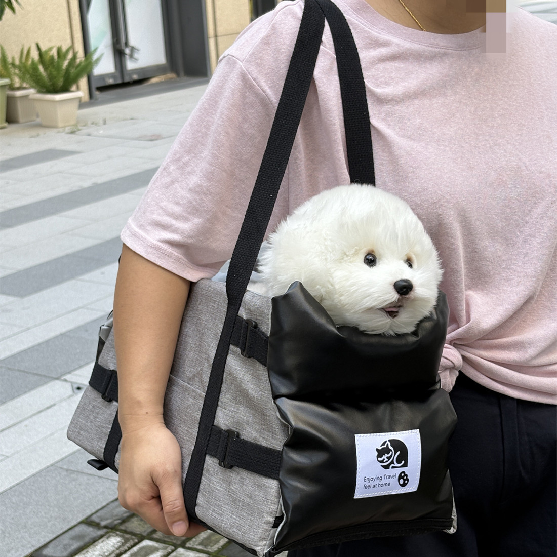 Leather Pet Bed Carrier