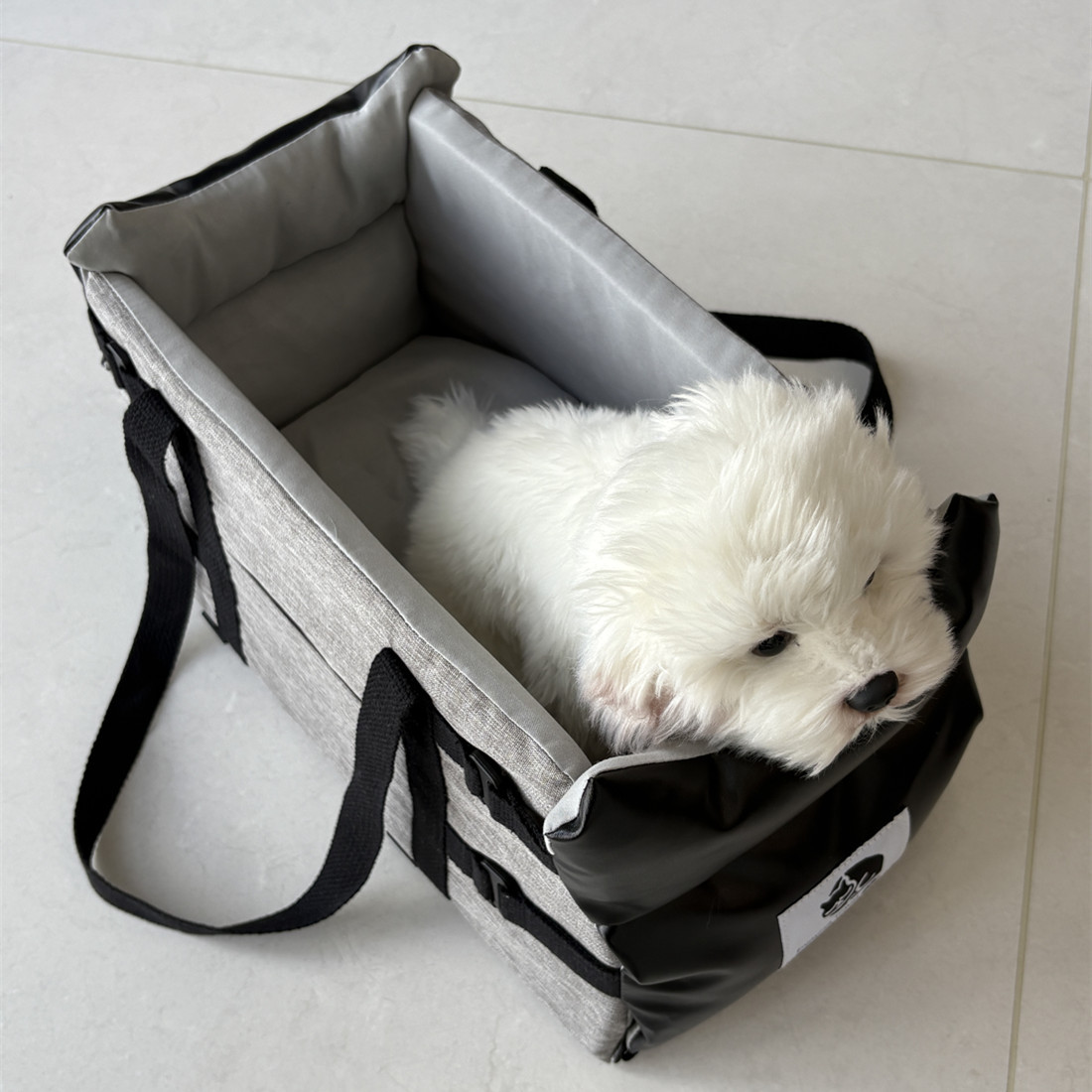 Leather Pet Bed Carrier