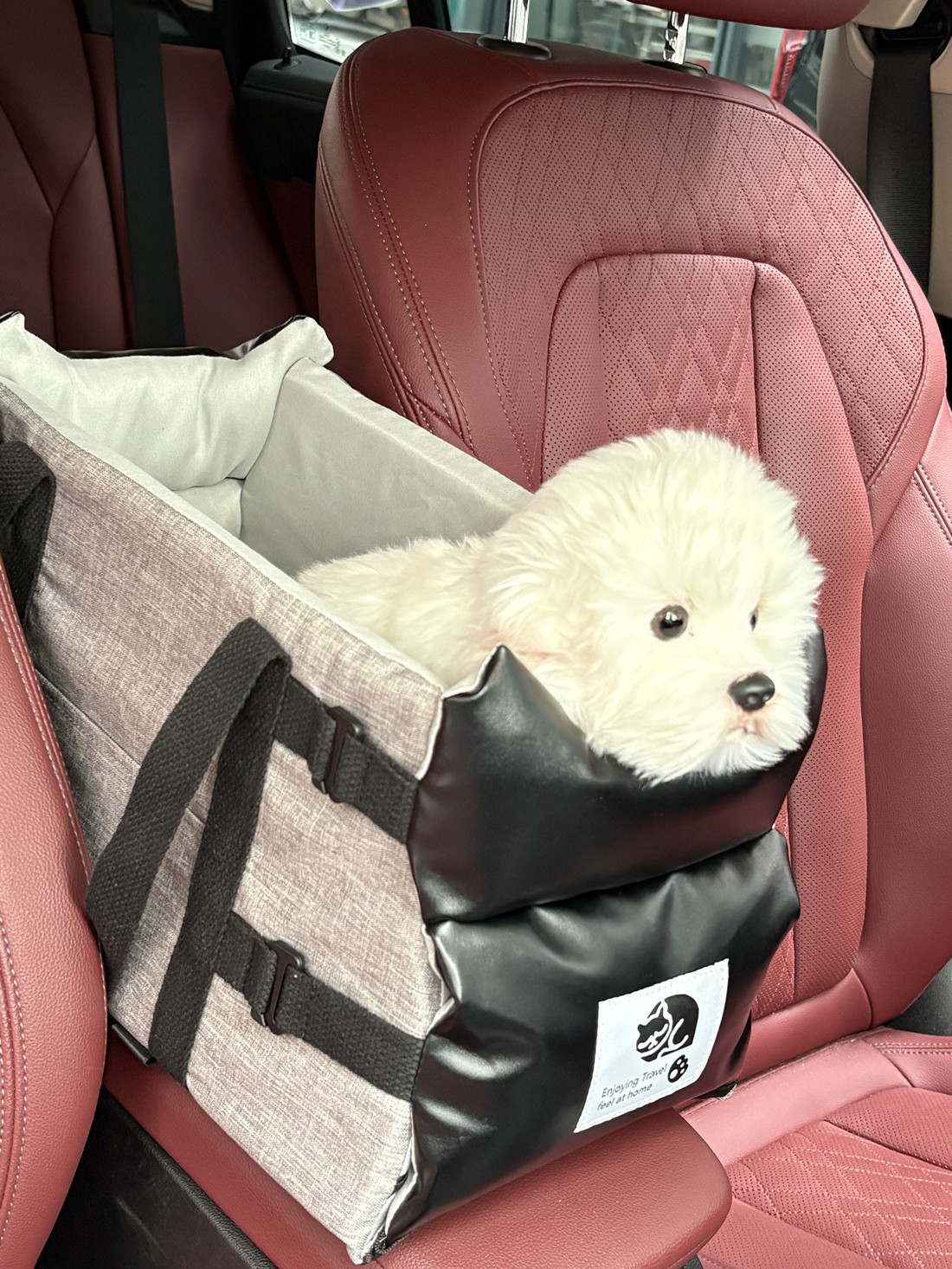 Leather Pet Bed Carrier