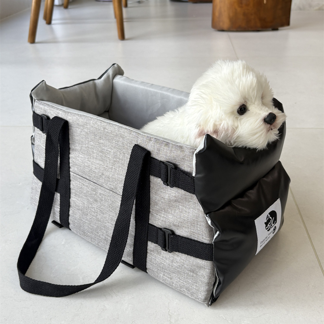 Leather Pet Bed Carrier
