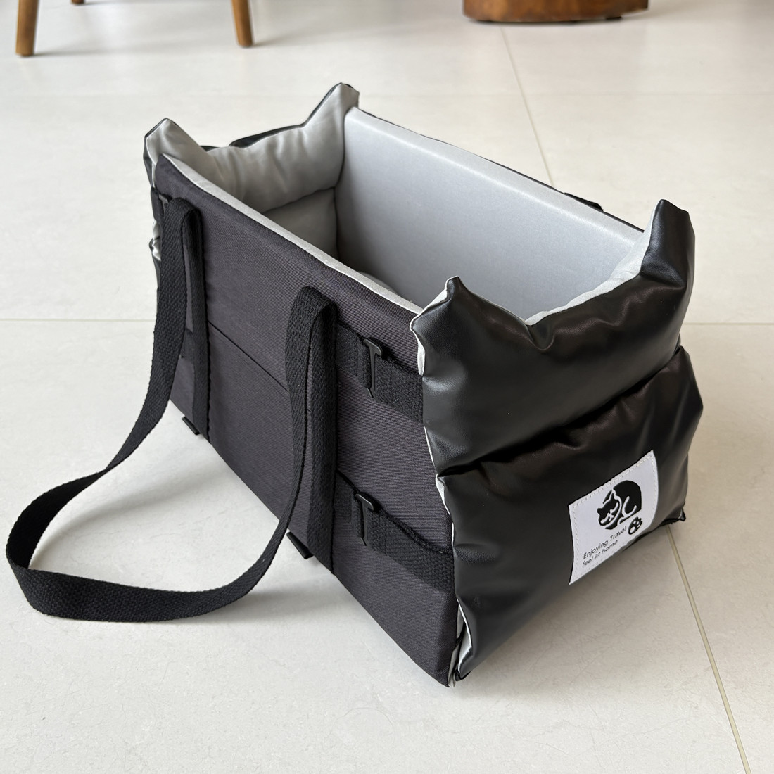 Leather Pet Bed Carrier