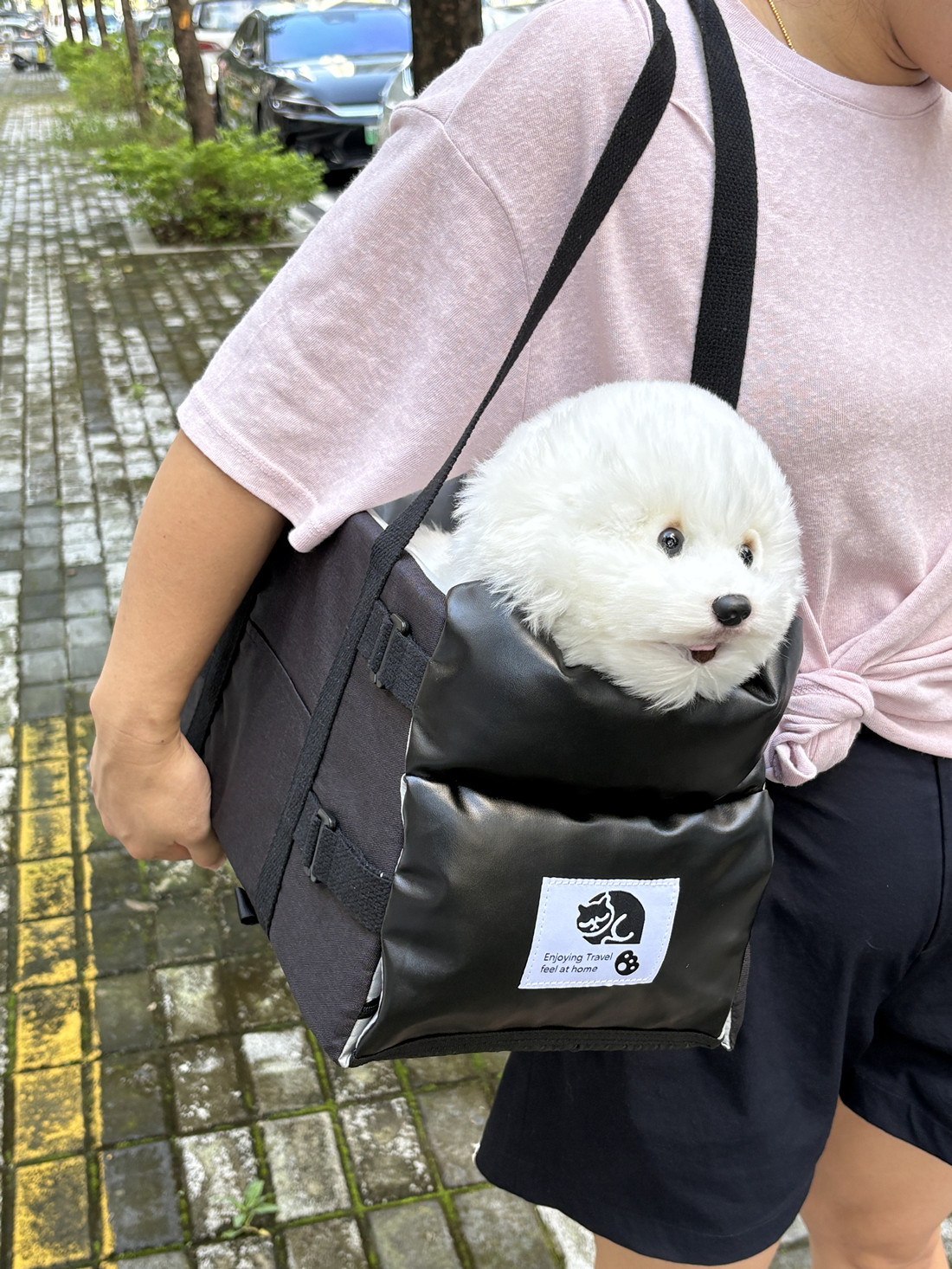 Leather Pet Bed Carrier