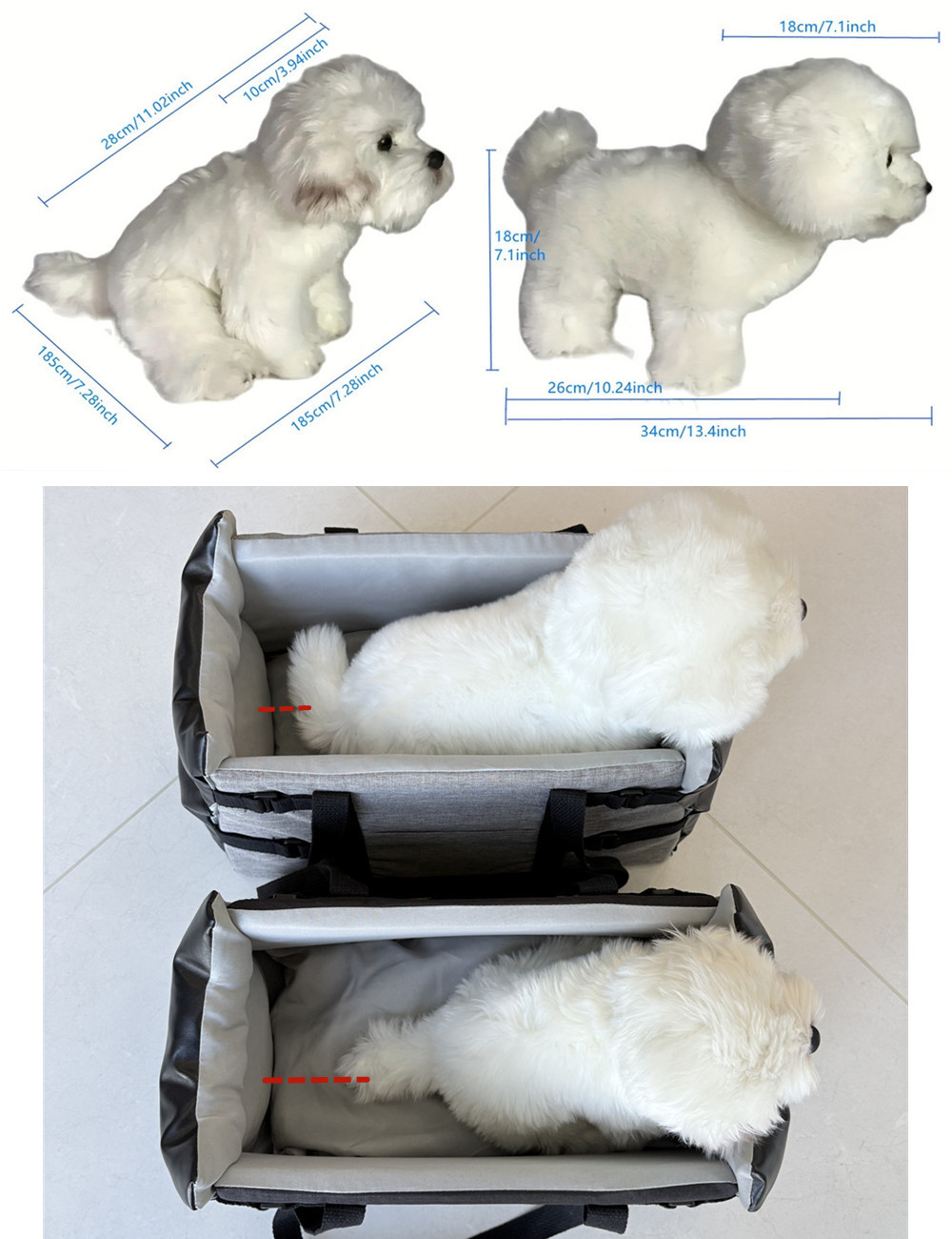 Leather Pet Bed Carrier