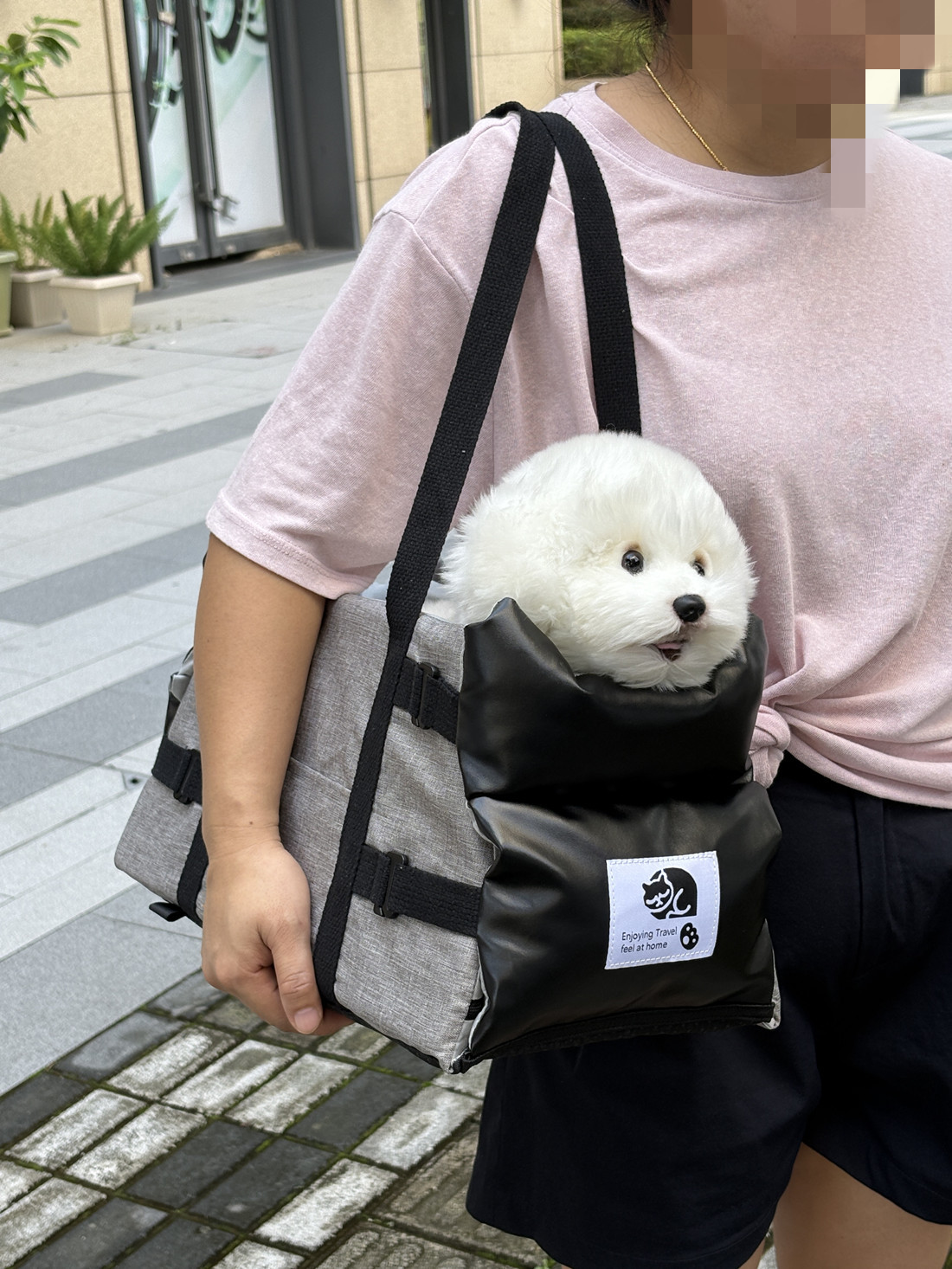 Leather Pet Bed Carrier