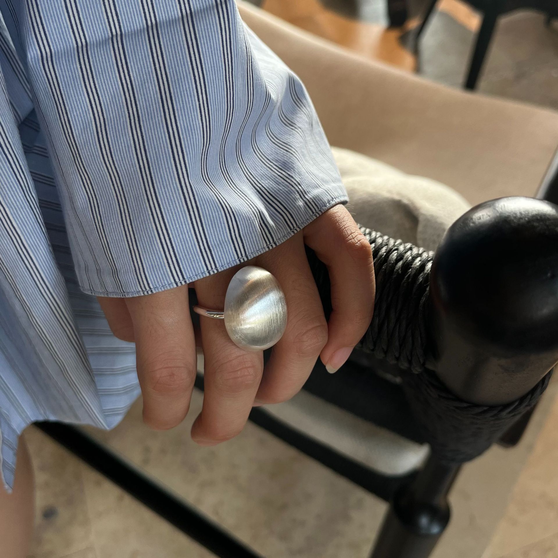 French Vintage Metal Ring