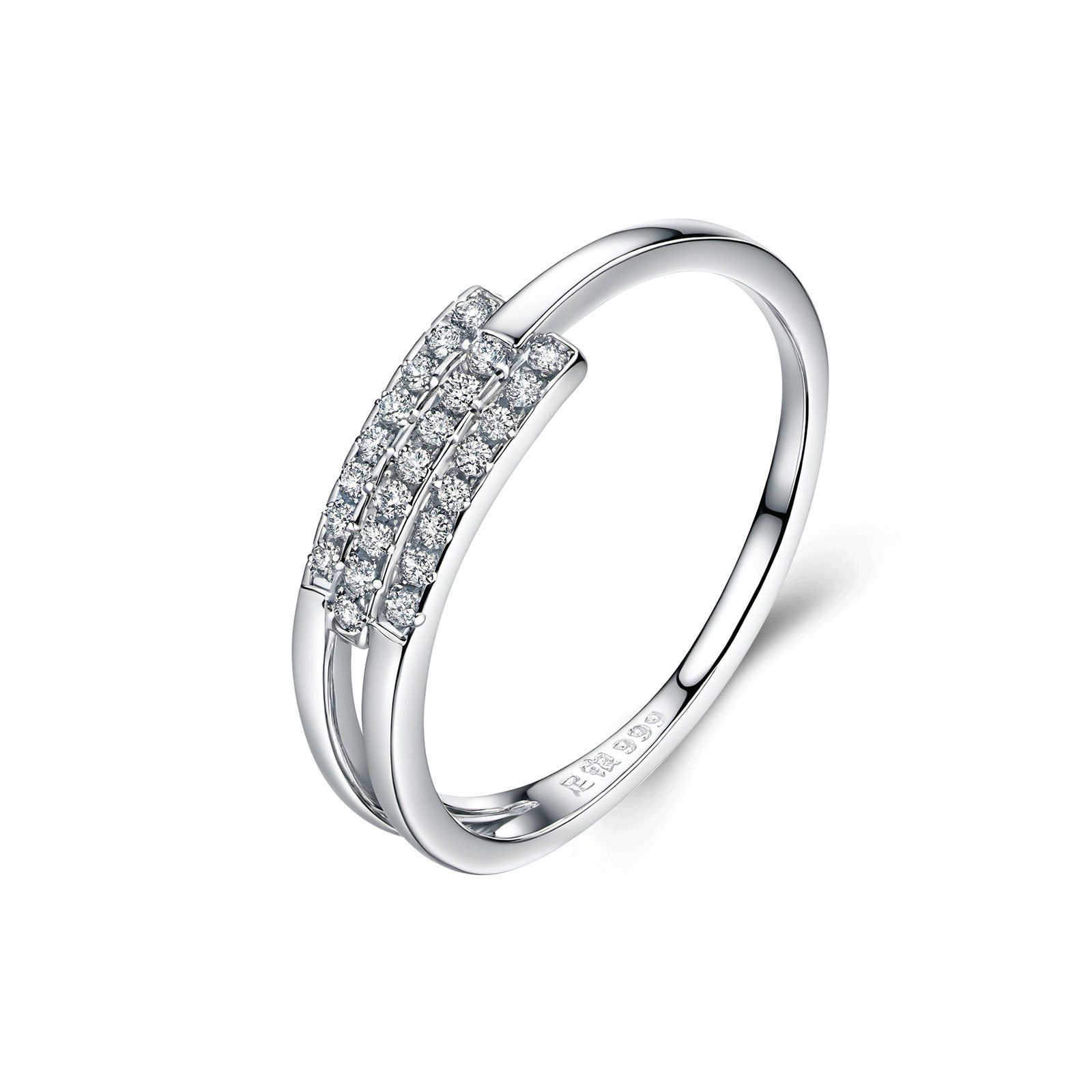 Sterling Silver Zircon Ring