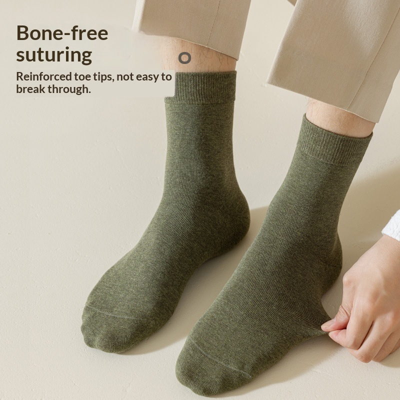 Mens Cotton Socks Sweat-Absorbent Deodorizing