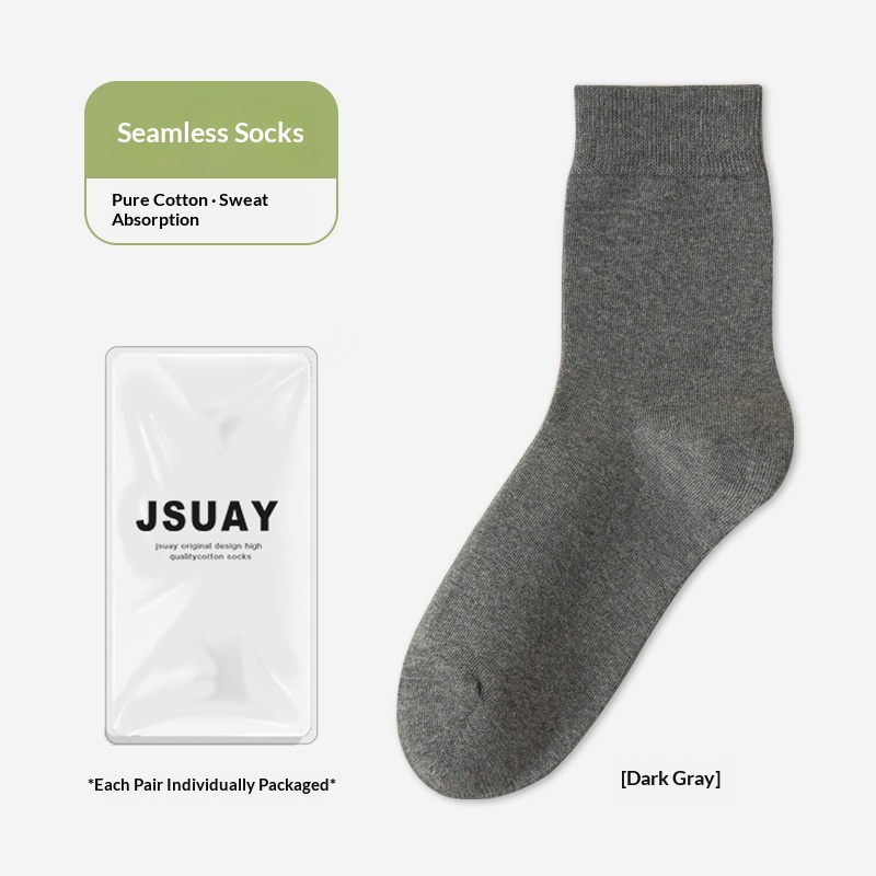 Mens Cotton Socks Sweat-Absorbent Deodorizing