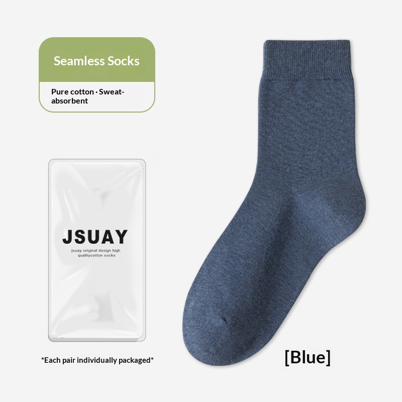 Mens Cotton Socks Sweat-Absorbent Deodorizing