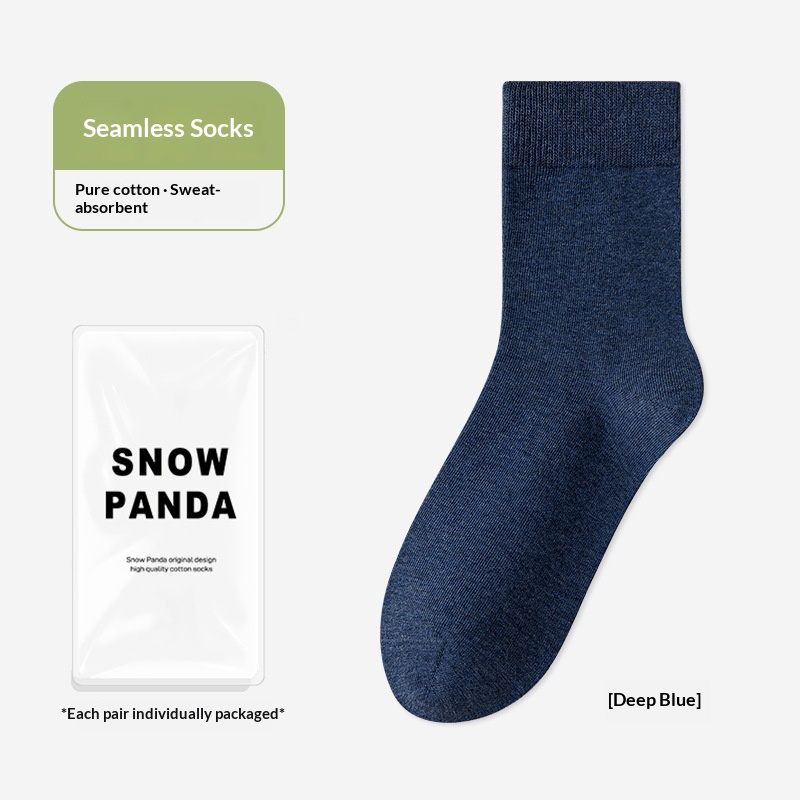 Mens Cotton Socks Sweat-Absorbent Deodorizing