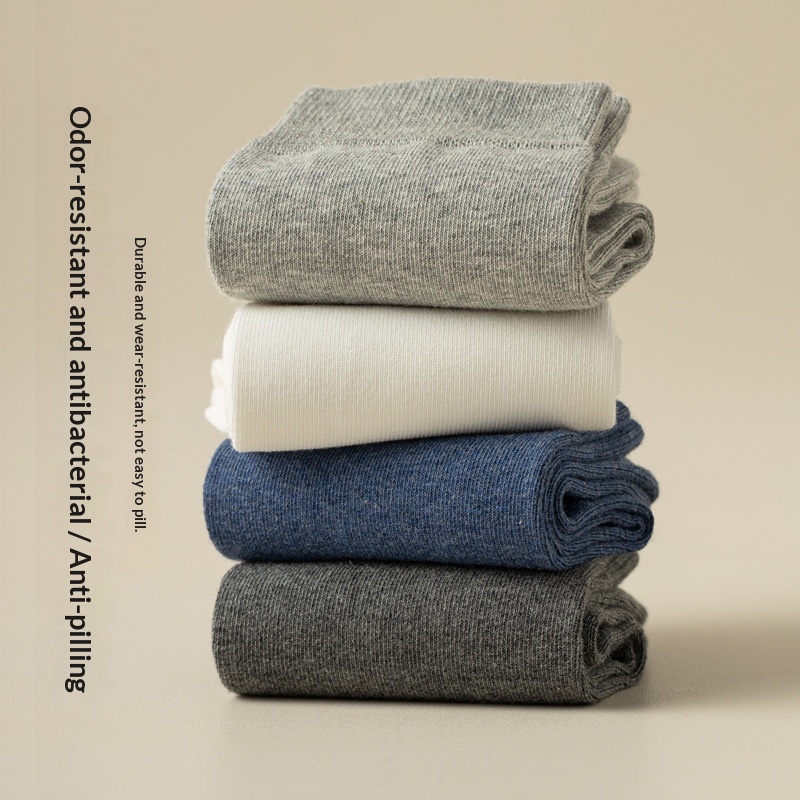 Mens Cotton Socks Sweat-Absorbent Deodorizing