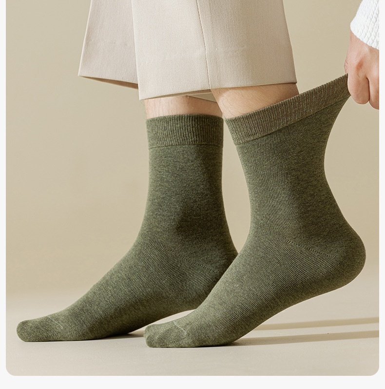 Mens Cotton Socks Sweat-Absorbent Deodorizing
