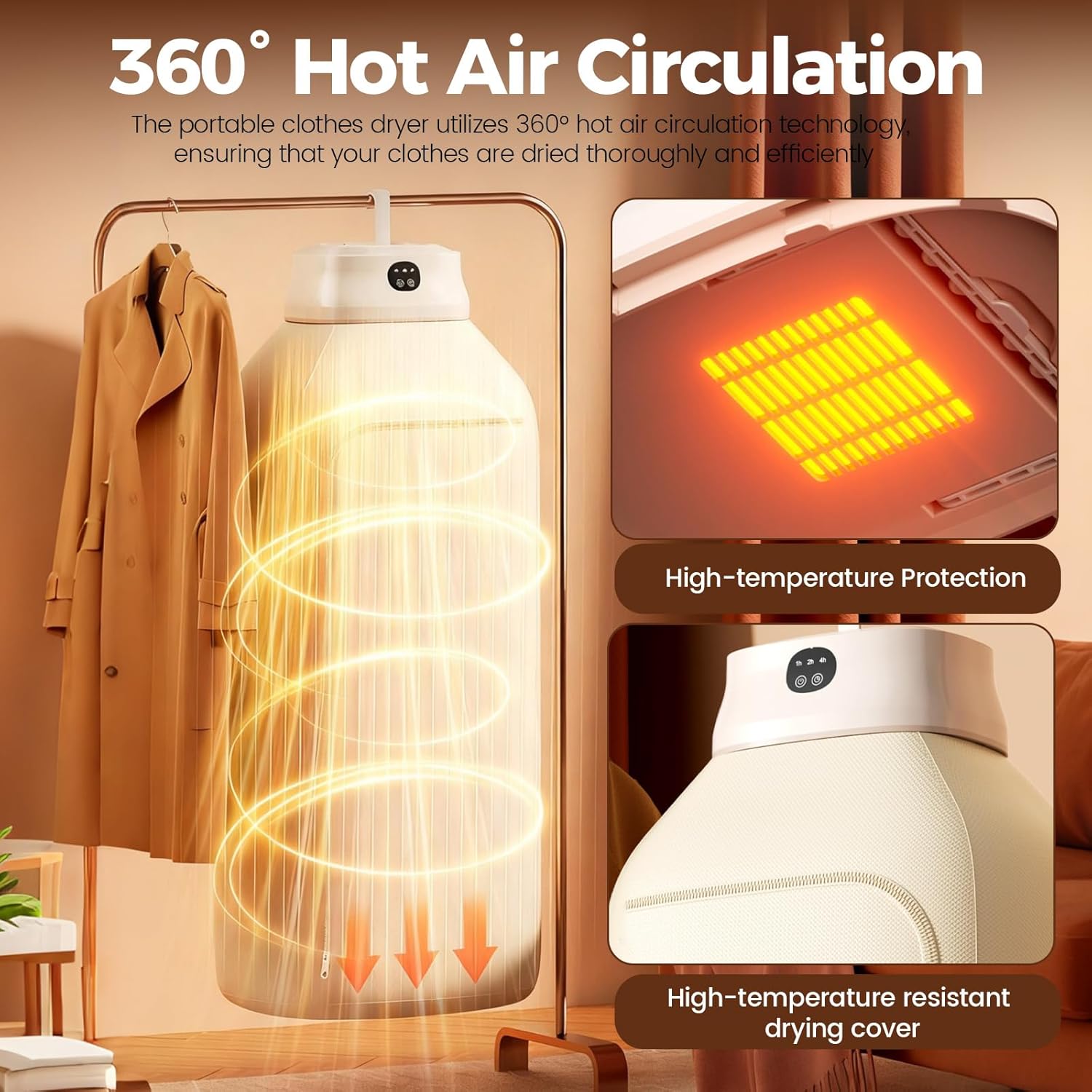 Portable Electric Mini Clothes Dryer