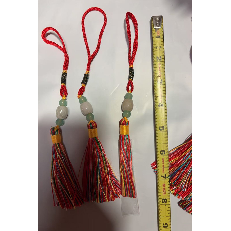 Phone Case Pendant, Jade Tassel Charm