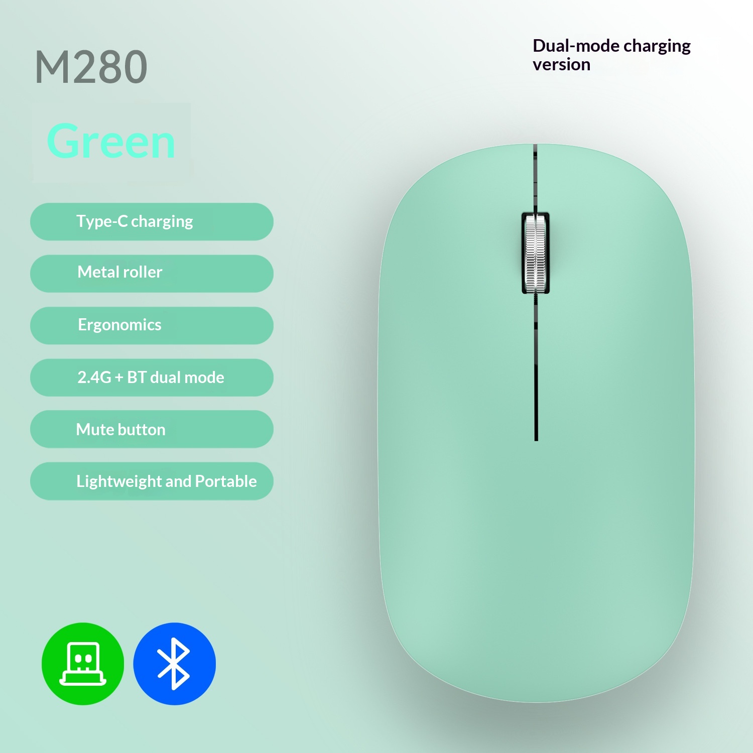 Ultra-Thin Bluetooth Mouse