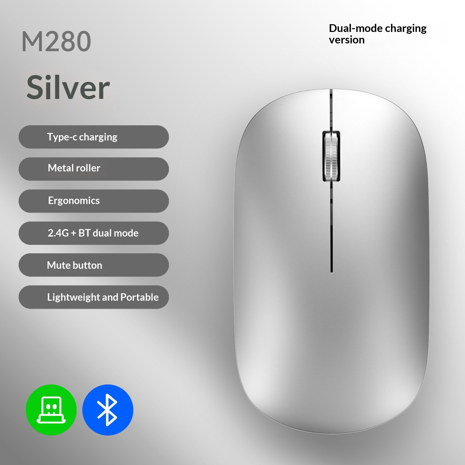 Ultra-Thin Bluetooth Mouse
