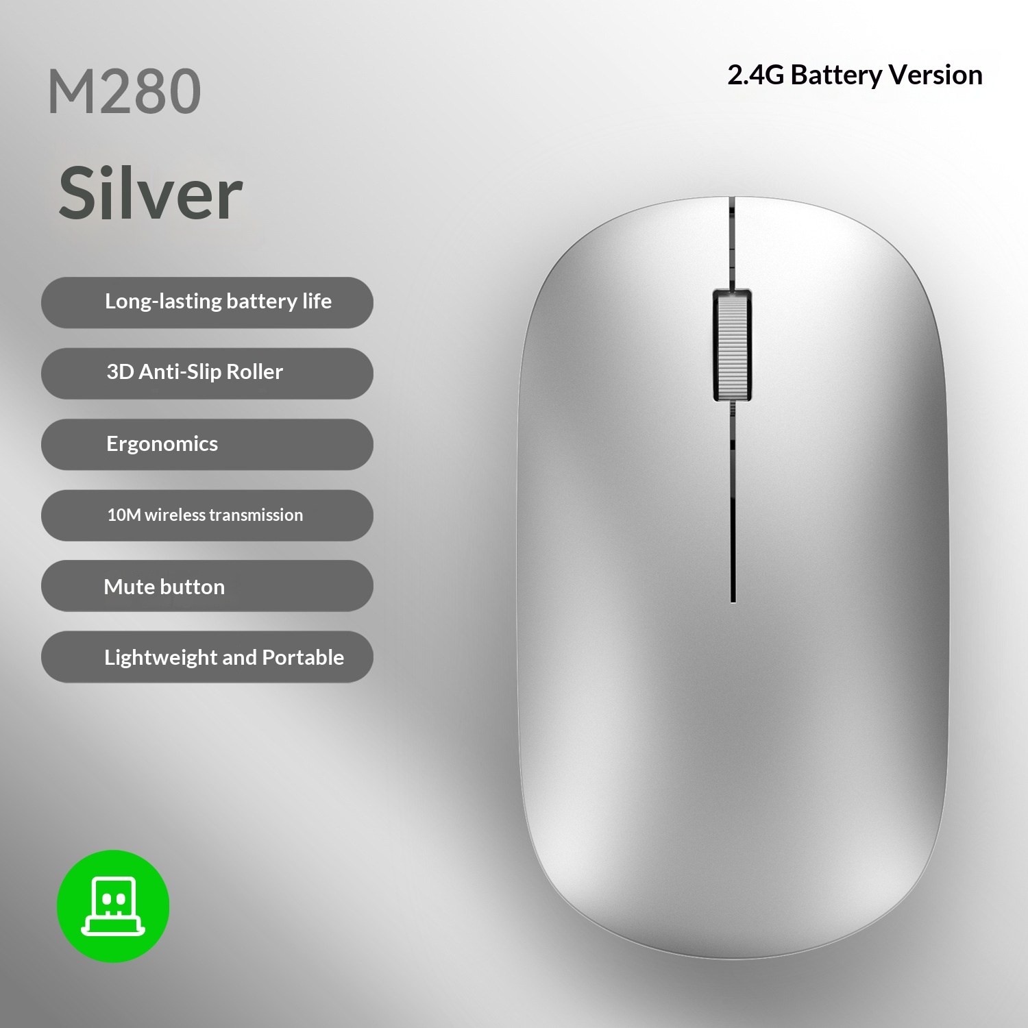 Ultra-Thin Bluetooth Mouse
