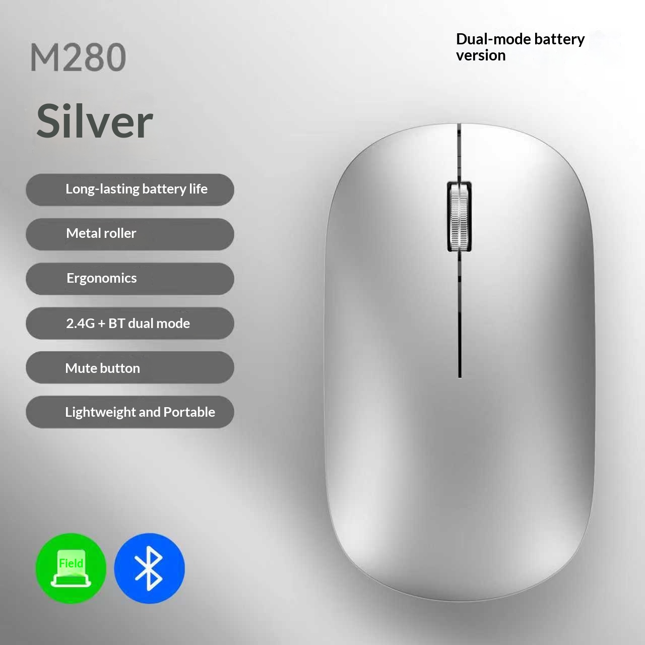 Ultra-Thin Bluetooth Mouse