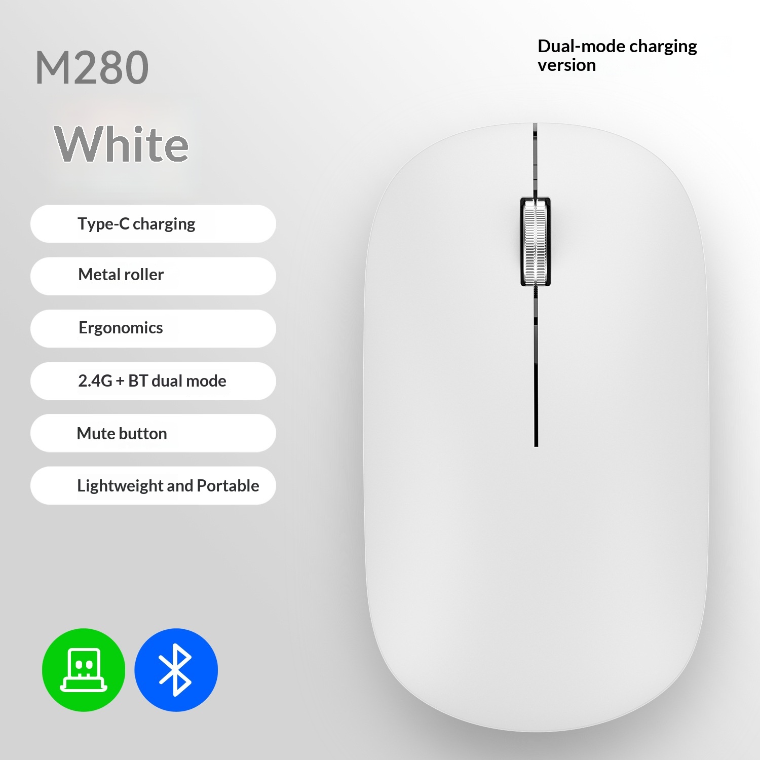 Ultra-Thin Bluetooth Mouse