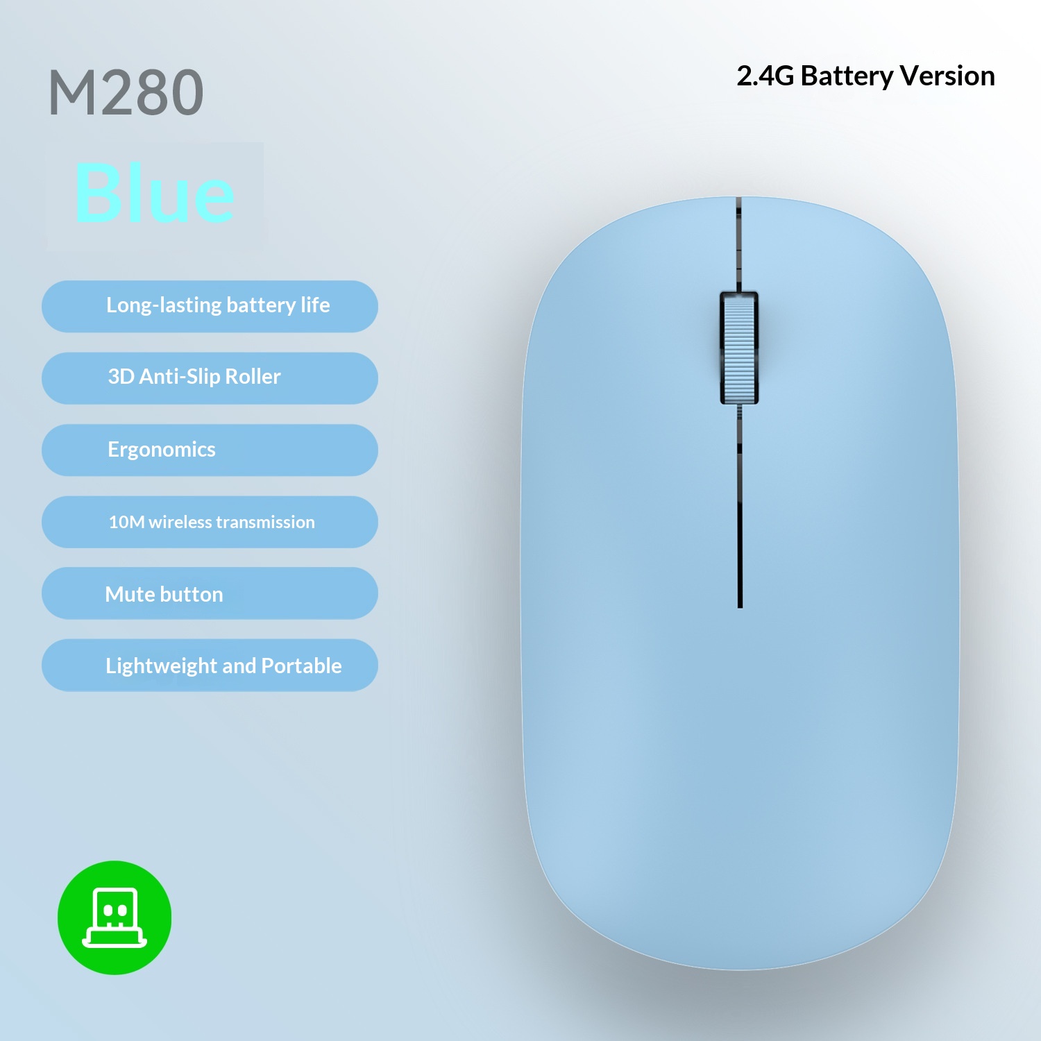 Ultra-Thin Bluetooth Mouse
