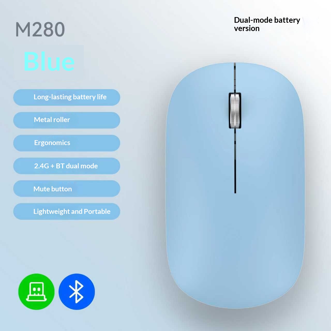 Ultra-Thin Bluetooth Mouse