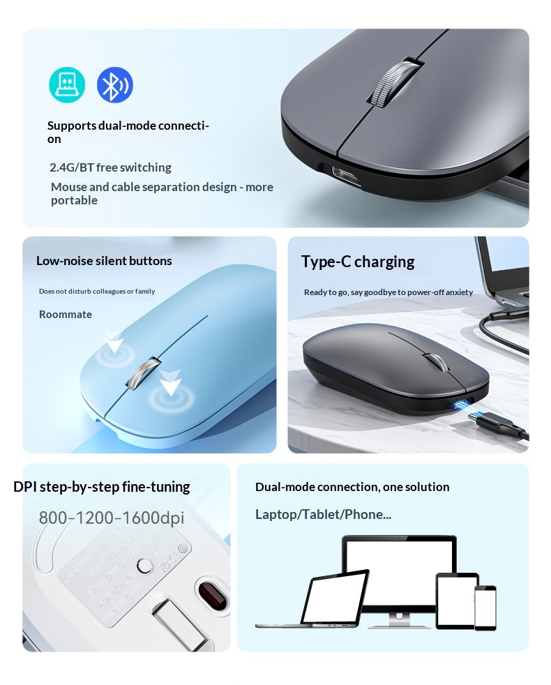 Ultra-Thin Bluetooth Mouse