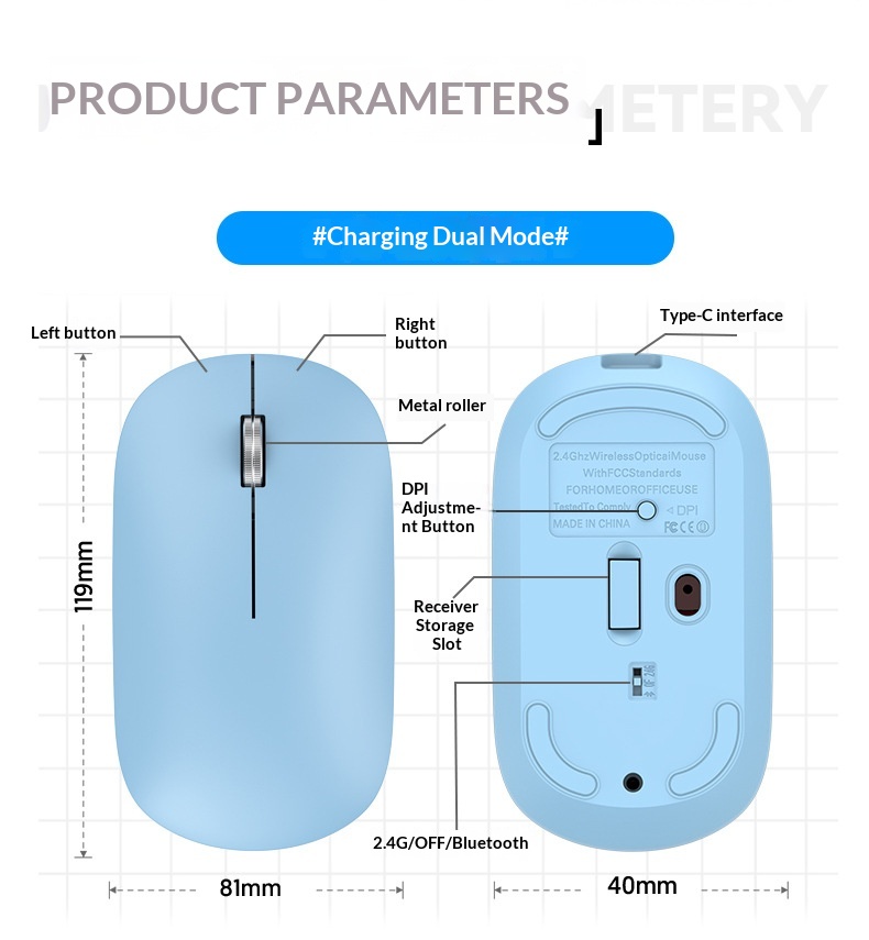 Ultra-Thin Bluetooth Mouse
