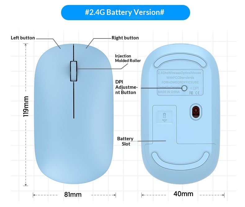 Ultra-Thin Bluetooth Mouse