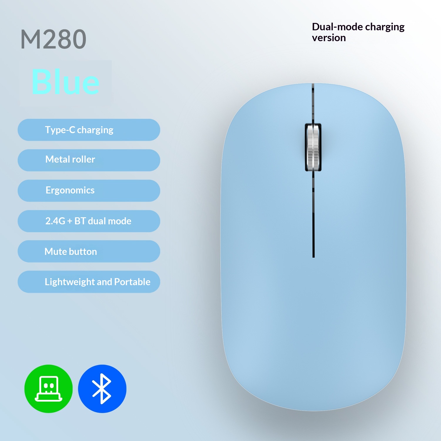 Ultra-Thin Bluetooth Mouse