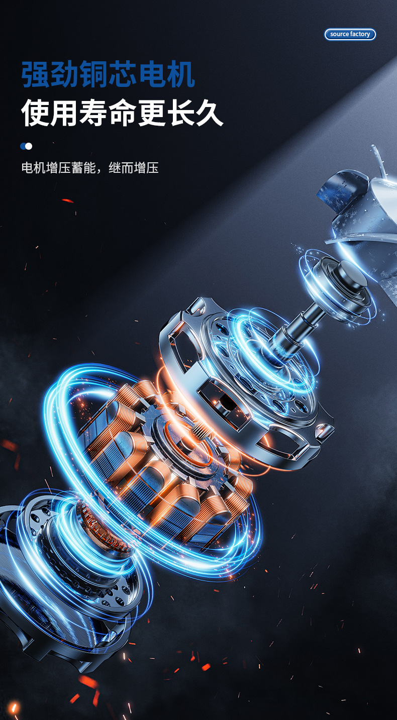 High-pressure Wireless Car Washer Household Rechargeable
