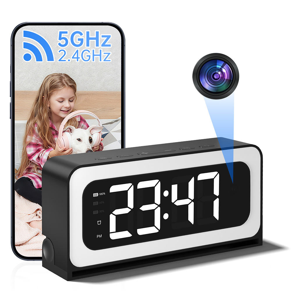 Wireless Alarm Clock Camera