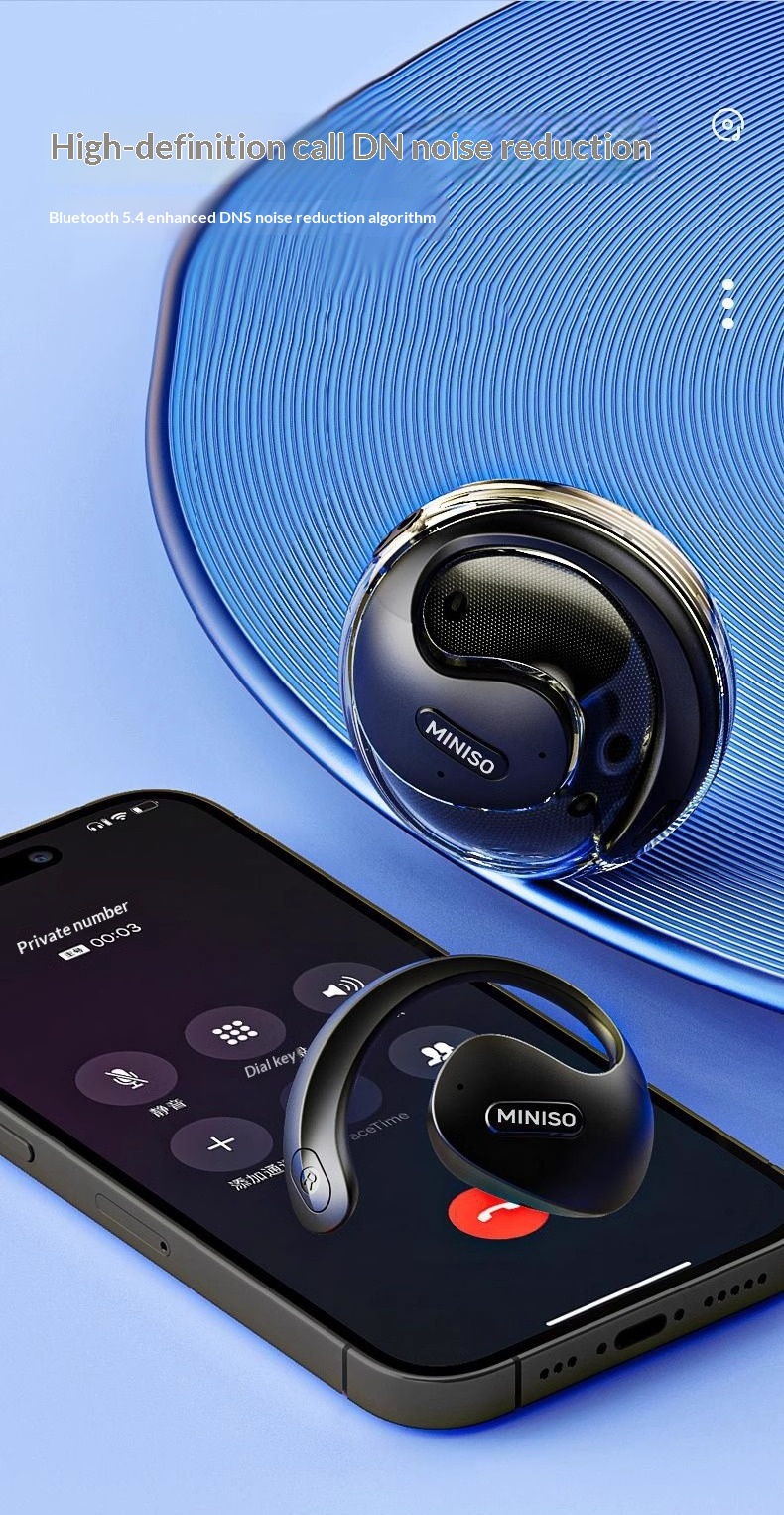 Wireless Bluetooth Ear-Hang Headphones