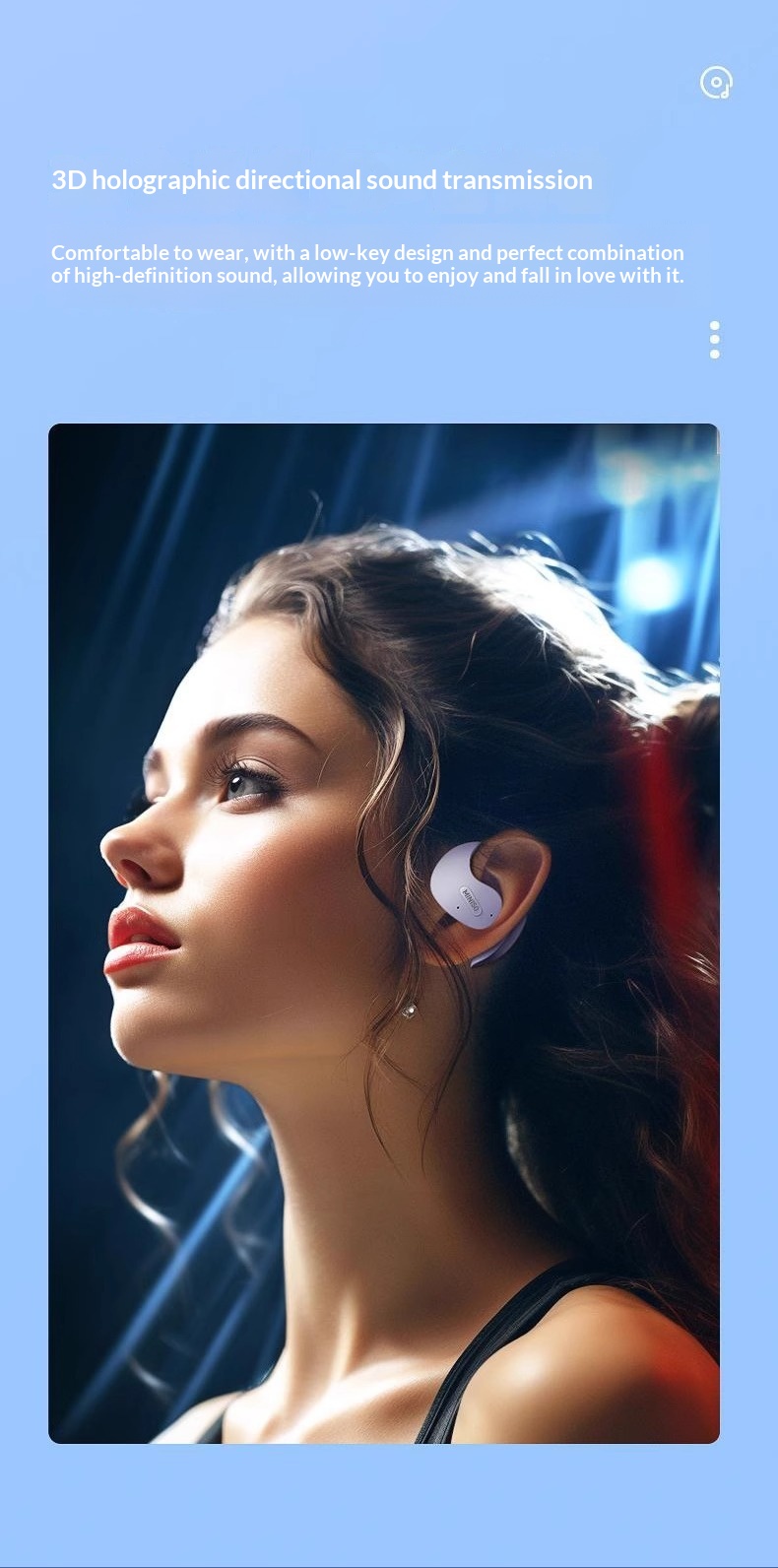 Wireless Bluetooth Ear-Hang Headphones