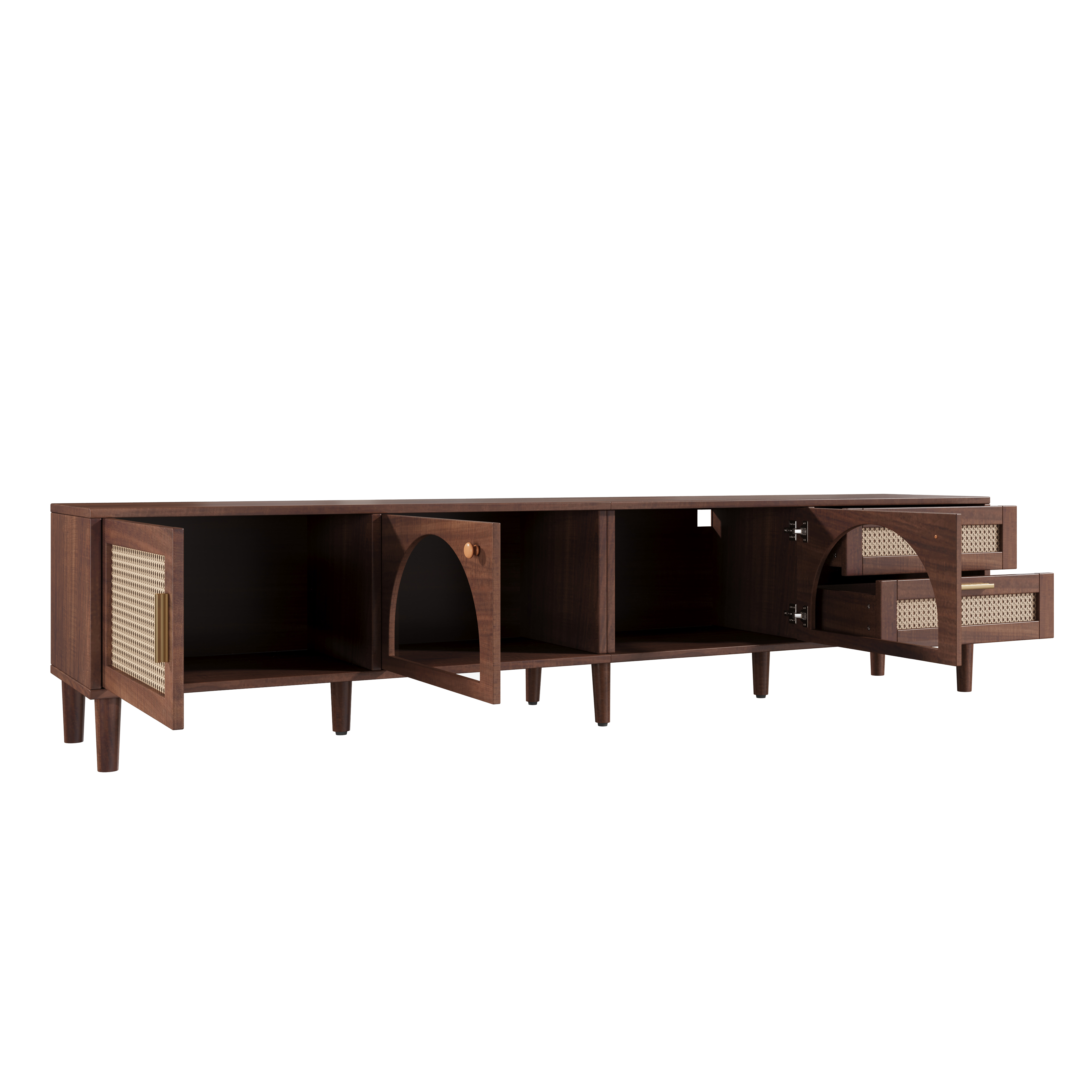 TV Stand With LED Lights