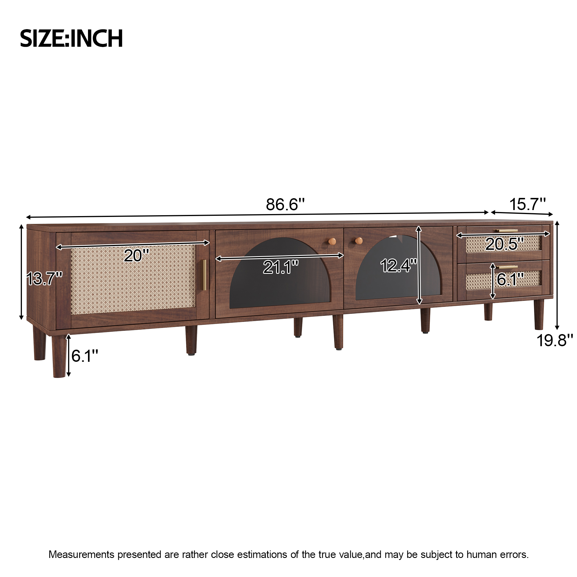 TV Stand With LED Lights