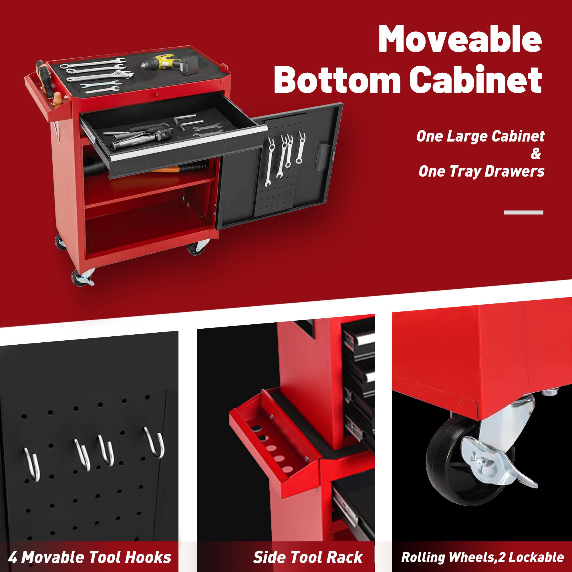 Tool Chest 5-Drawer Rolling
