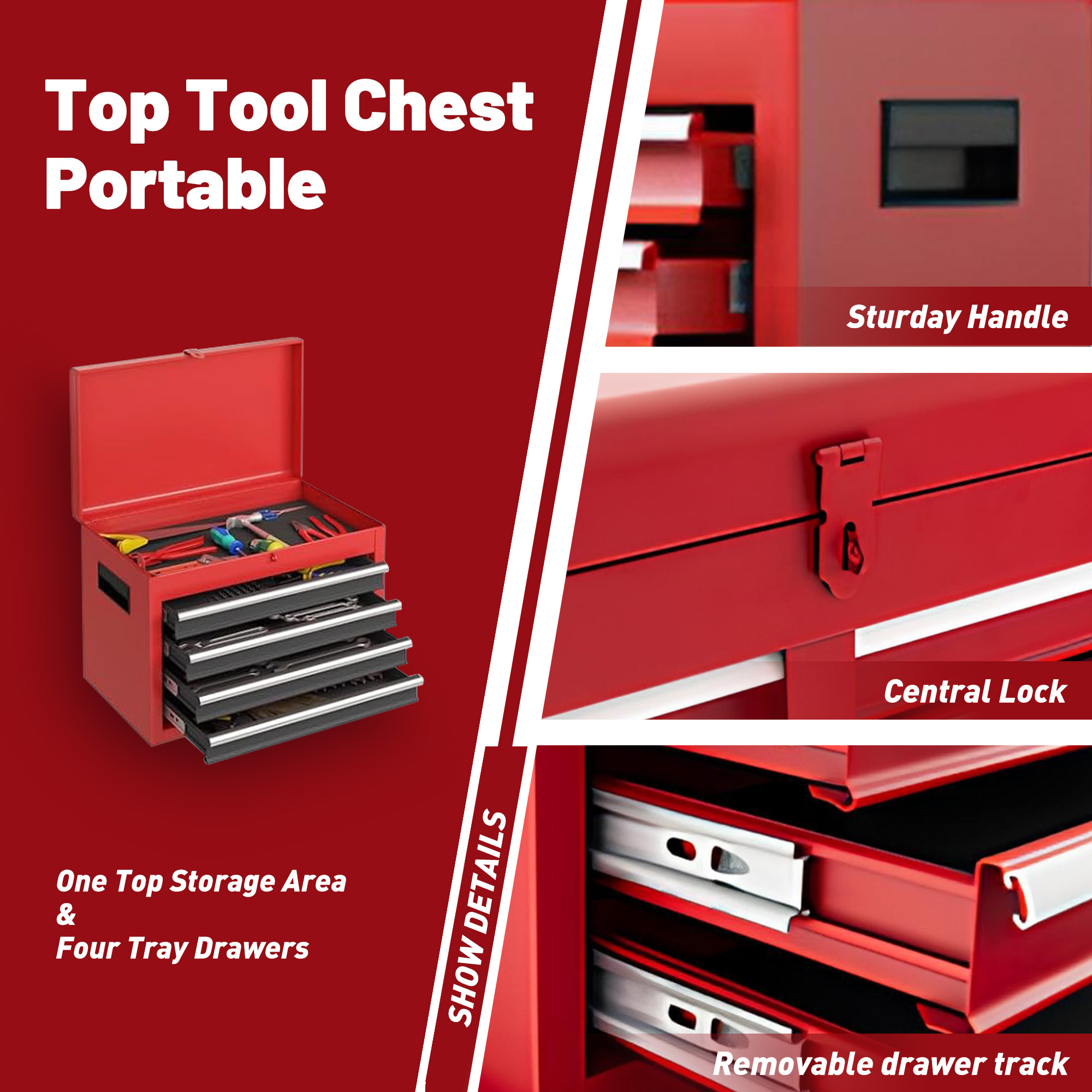 Tool Chest 5-Drawer Rolling