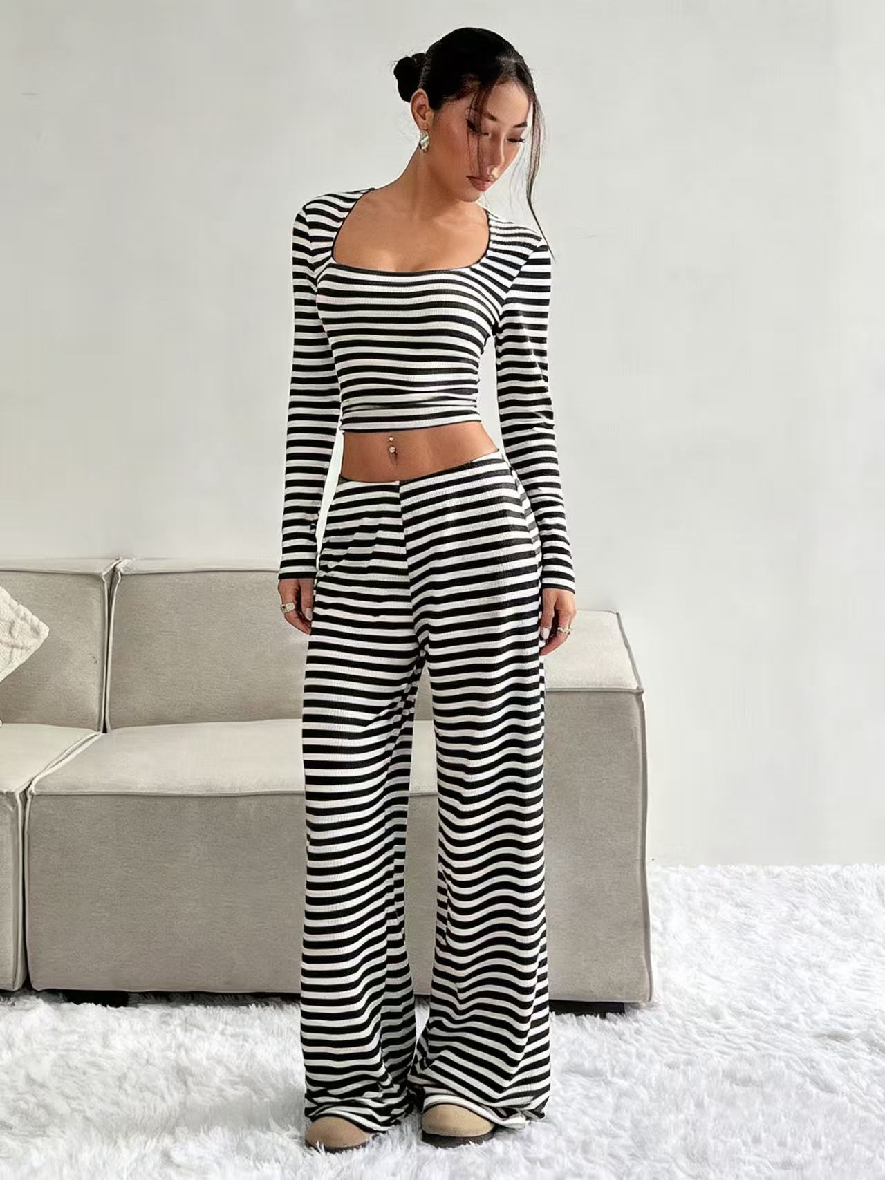 High-Waisted Slimming Pants