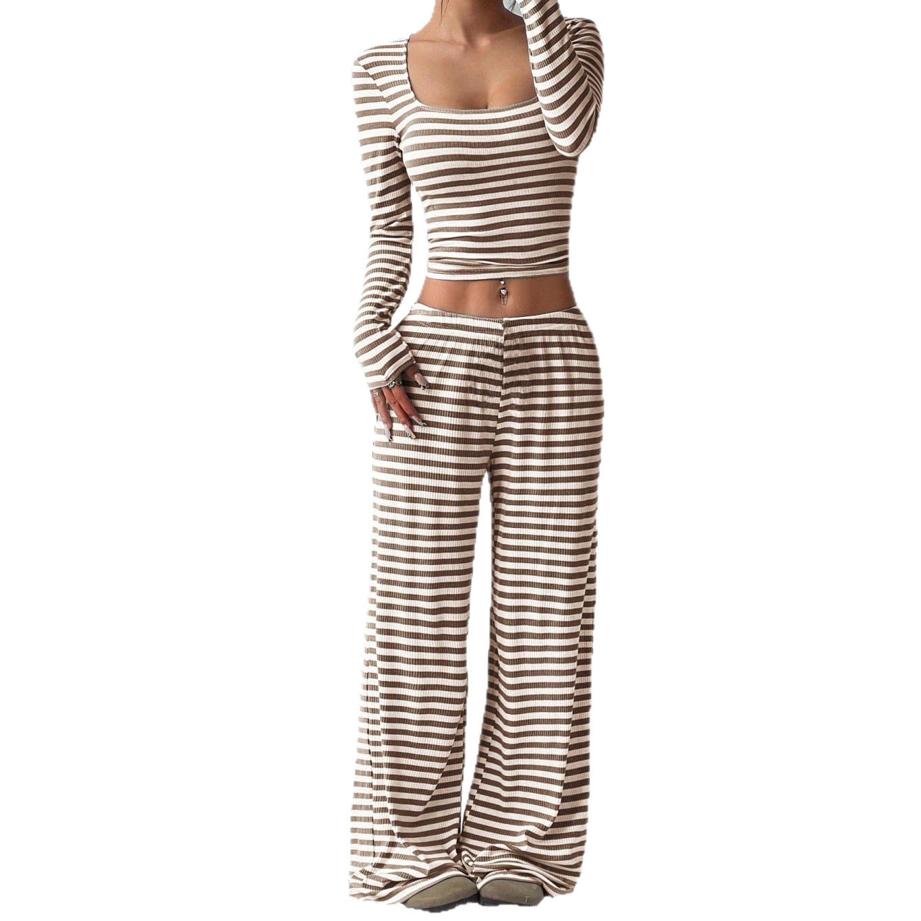 High-Waisted Slimming Pants