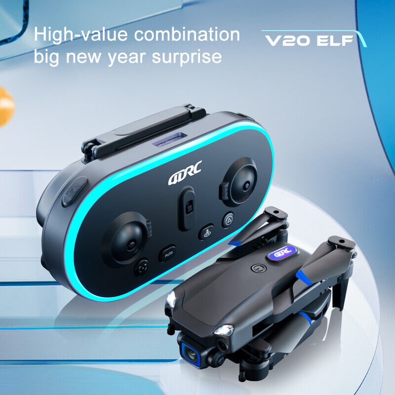 V20 RC Drone WIFI FPV 6K HD Dual Camera Quadcopter