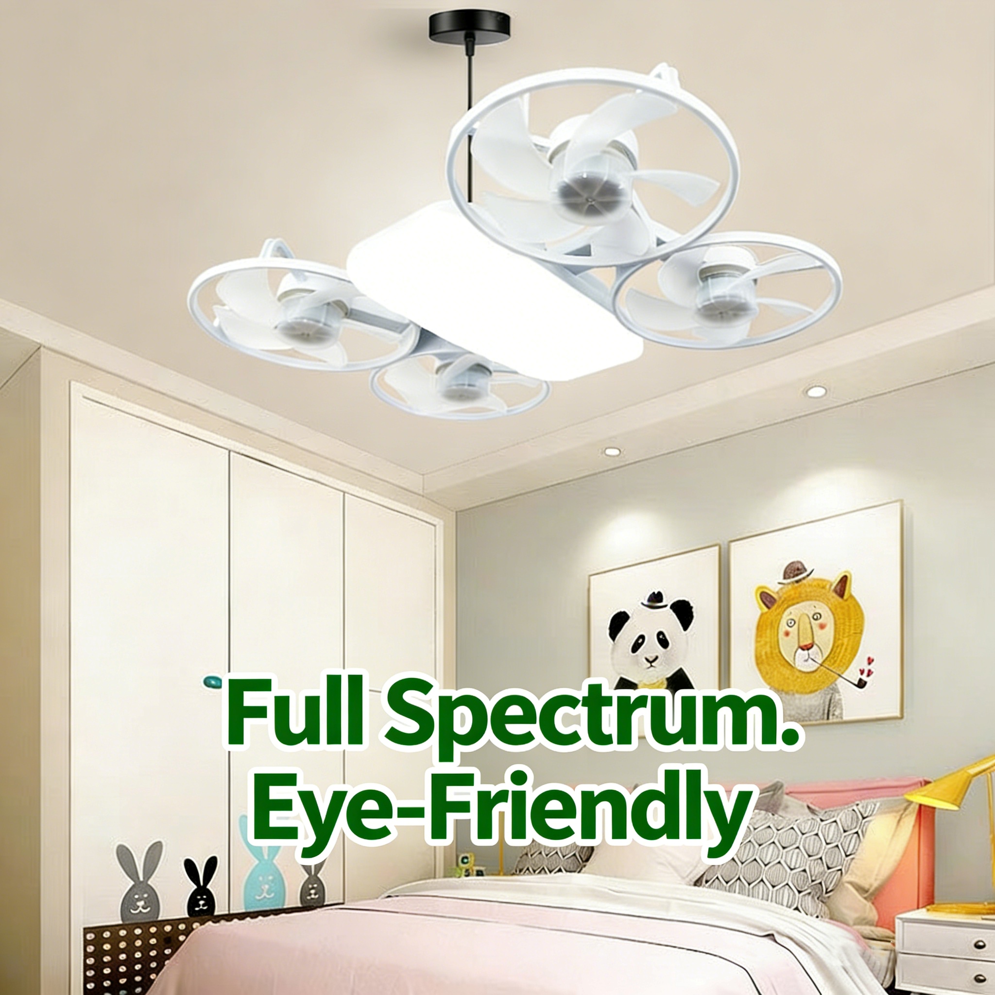 Car Drone Fan Light