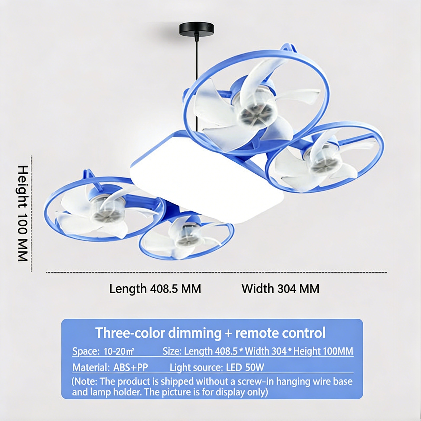 Car Drone Fan Light