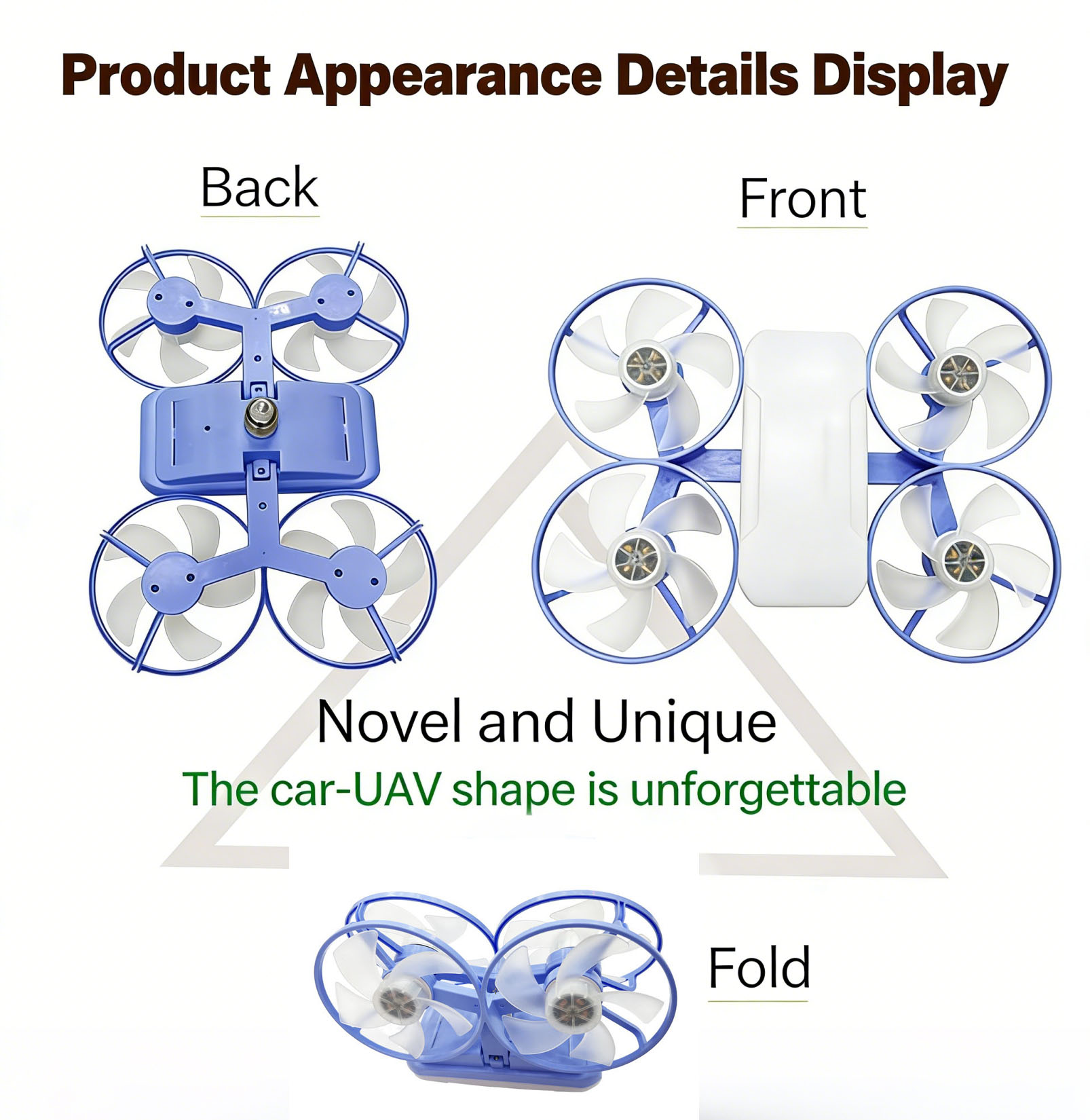 Car Drone Fan Light